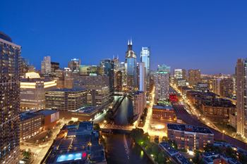 City view in night